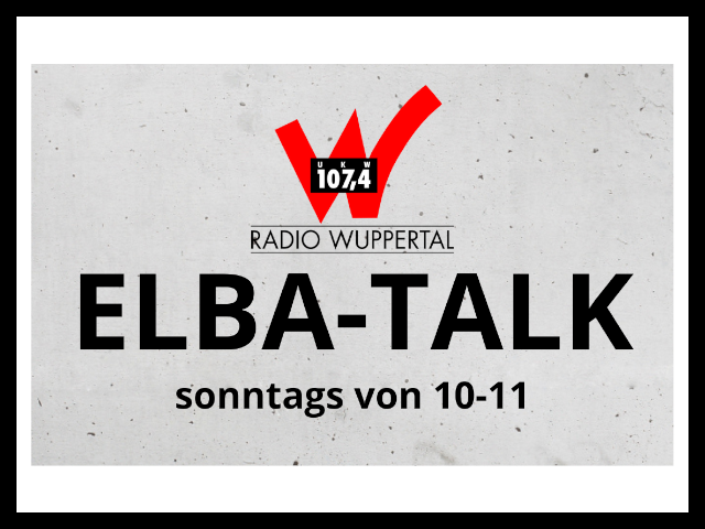 David J. Becher beim Radio Wuppertal-Elba-Talk